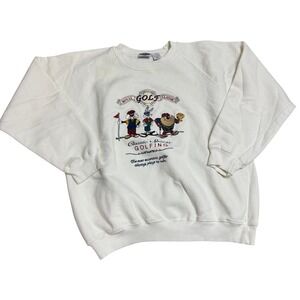 Vintage Acme Clothing Royal Golf Classic Bugs Bunny Crewneck Sweatshirt - Medium